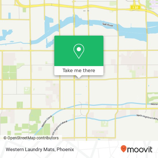 Mapa de Western Laundry Mats