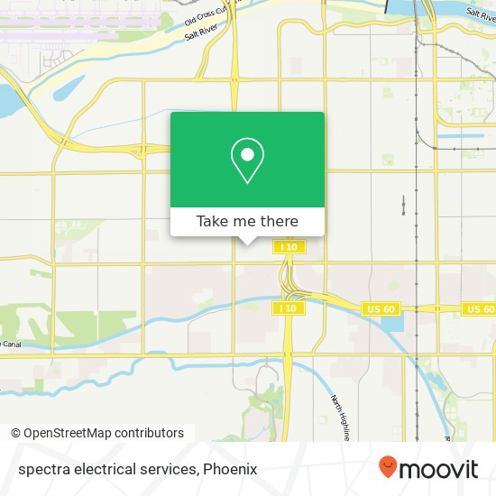 spectra electrical services map