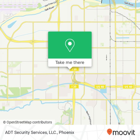 ADT Security Services, LLC. map