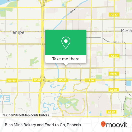 Mapa de Binh Minh Bakery and Food to Go