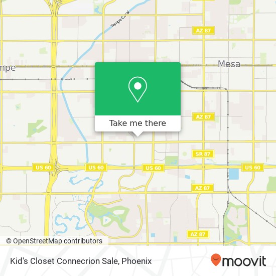 Kid's Closet Connecrion Sale map