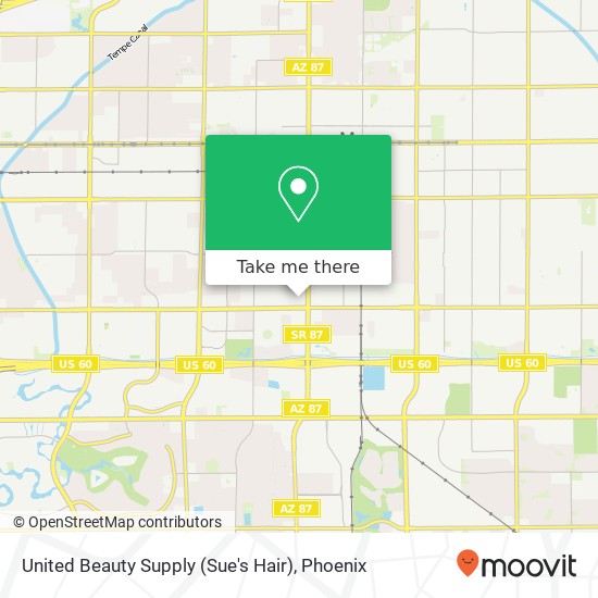 United Beauty Supply (Sue's Hair) map