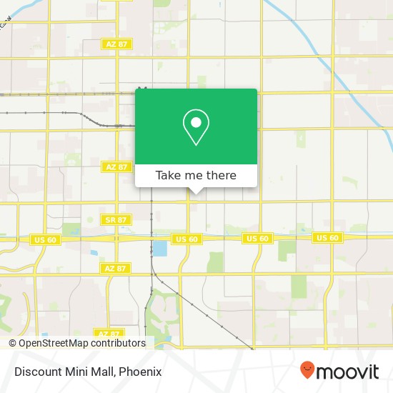 Discount Mini Mall map