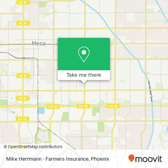 Mike Herrmann - Farmers Insurance map