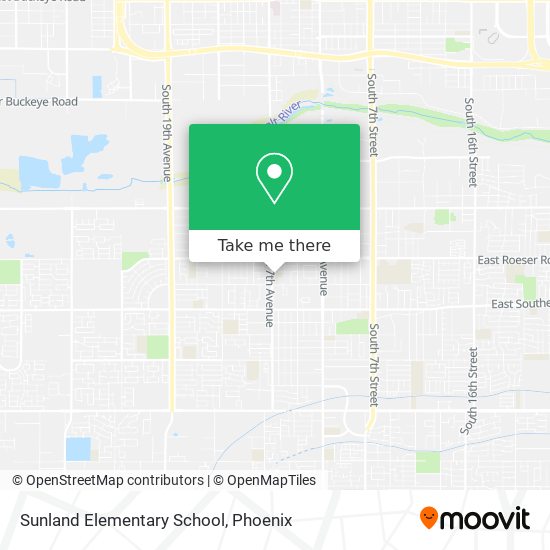Sunland Elementary School map