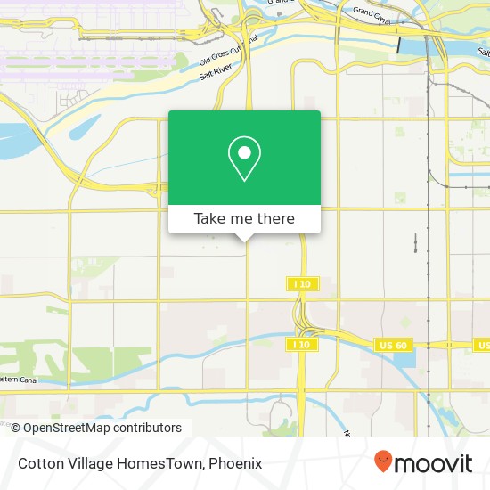 Cotton Village HomesTown map