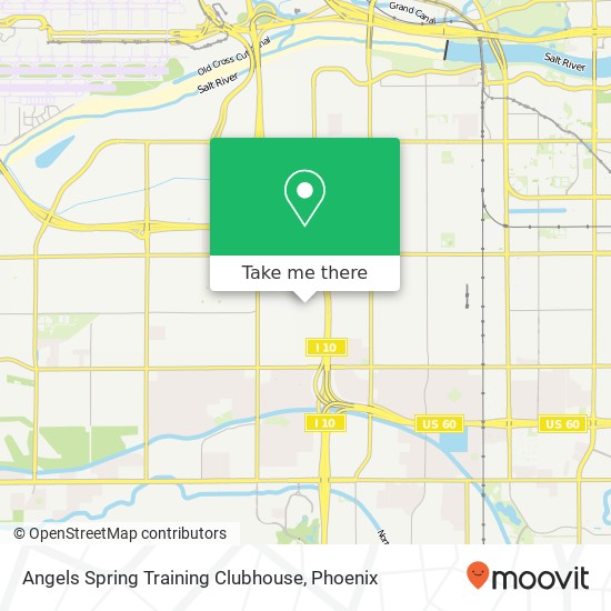 Angels Spring Training Clubhouse map