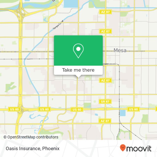 Oasis Insurance map