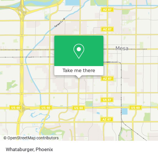 Mapa de Whataburger
