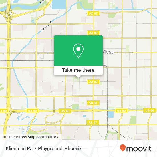 Klienman Park Playground map