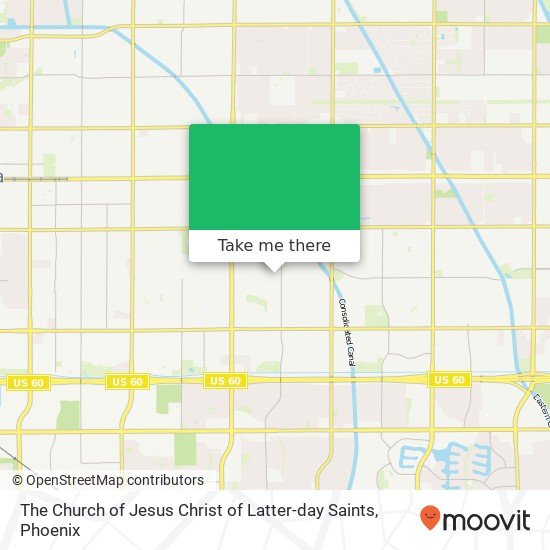 The Church of Jesus Christ of Latter-day Saints map