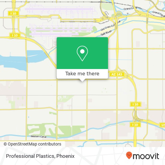 Professional Plastics map