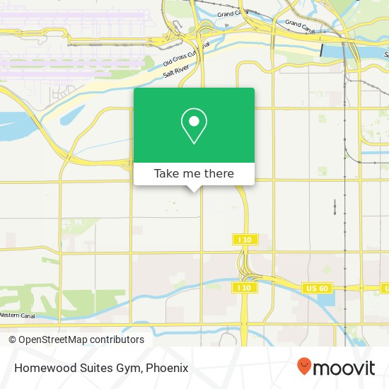 Mapa de Homewood Suites Gym