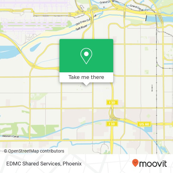 EDMC Shared Services map