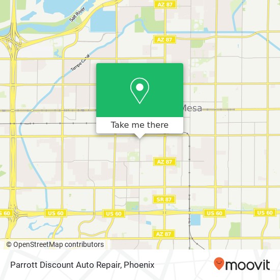 Parrott Discount Auto Repair map