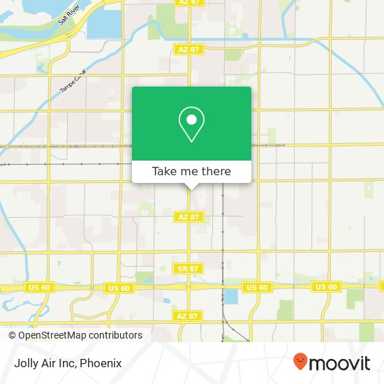 Jolly Air Inc map