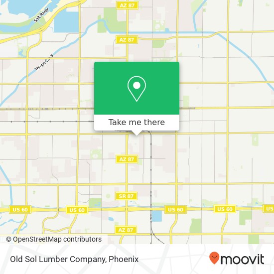 Old Sol Lumber Company map