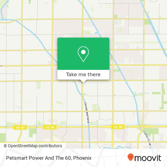 Mapa de Petsmart Power And The 60