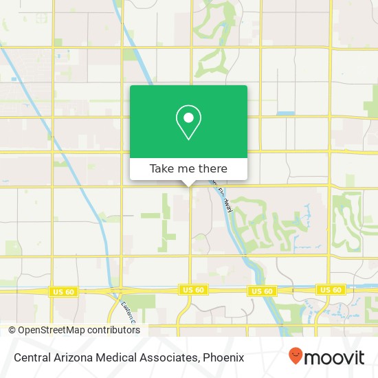 Mapa de Central Arizona Medical Associates