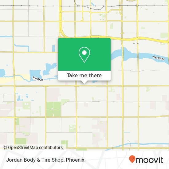 Jordan Body & Tire Shop map