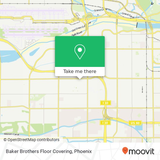 Mapa de Baker Brothers Floor Covering