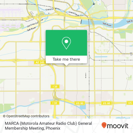 MARCA (Motorola Amateur Radio Club) General Membership Meeting map