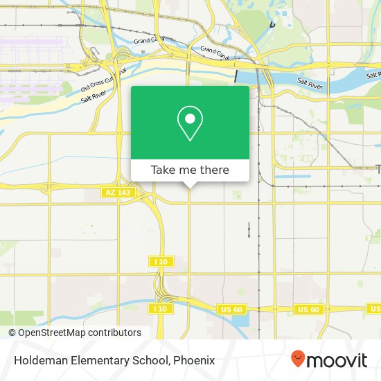 Holdeman Elementary School map