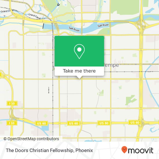 The Doors Christian Fellowship map