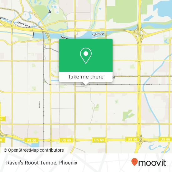 Raven's Roost Tempe map