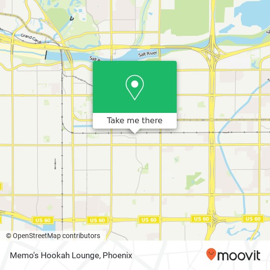 Memo's Hookah Lounge map
