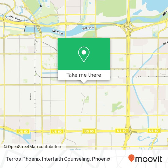 Mapa de Terros Phoenix Interfaith Counseling