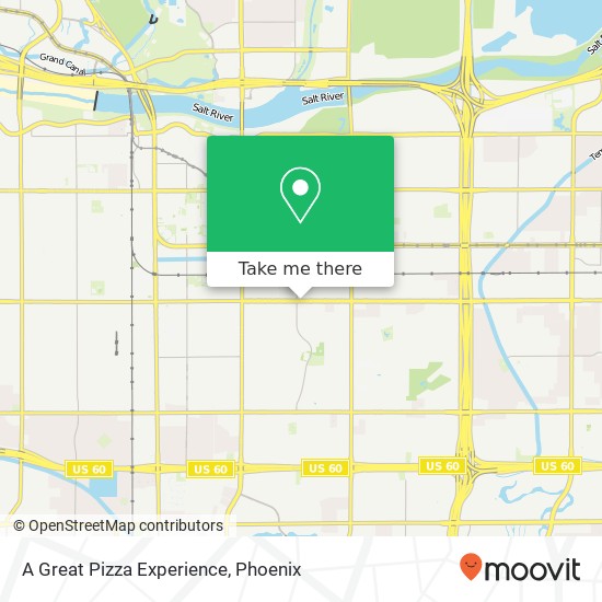 A Great Pizza Experience map