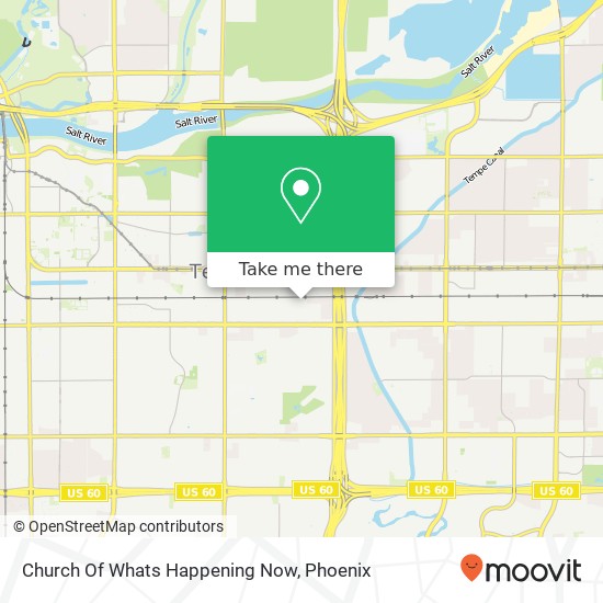 Church Of Whats Happening Now map