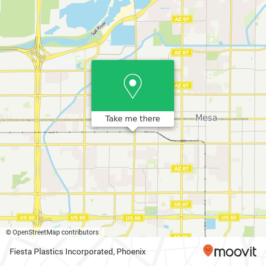 Mapa de Fiesta Plastics Incorporated