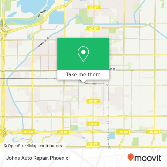 Johns Auto Repair map