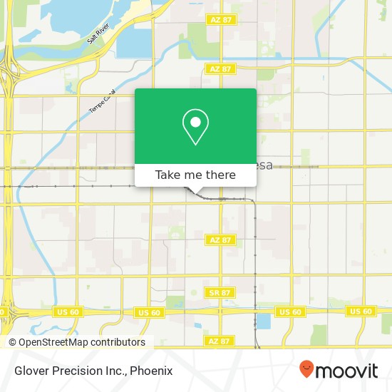 Mapa de Glover Precision Inc.