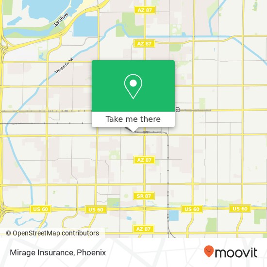 Mirage Insurance map