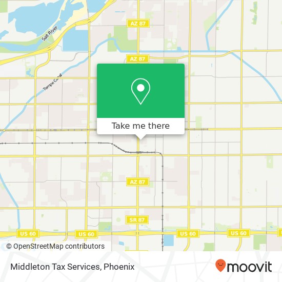 Mapa de Middleton Tax Services