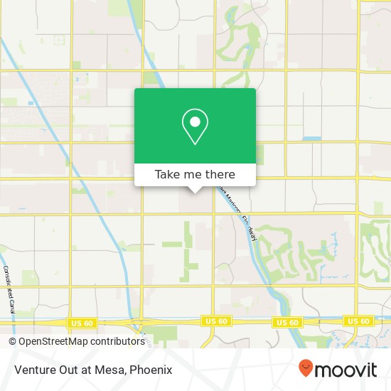 Venture Out at Mesa map