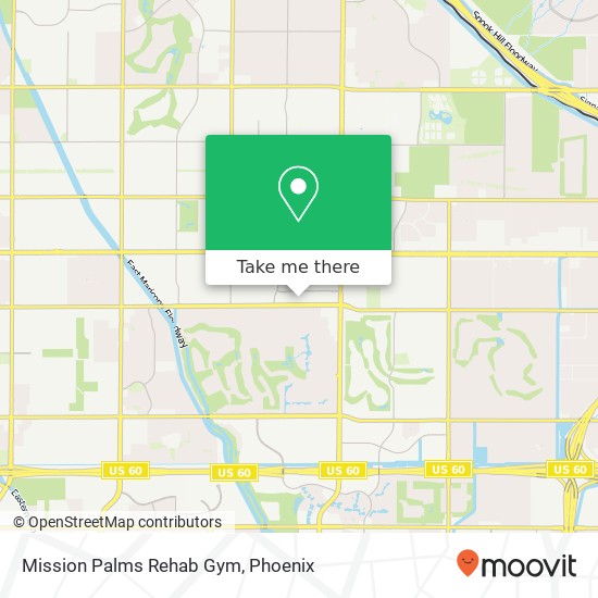 Mapa de Mission Palms Rehab Gym