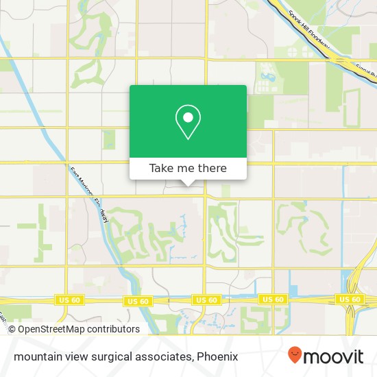 mountain view surgical associates map