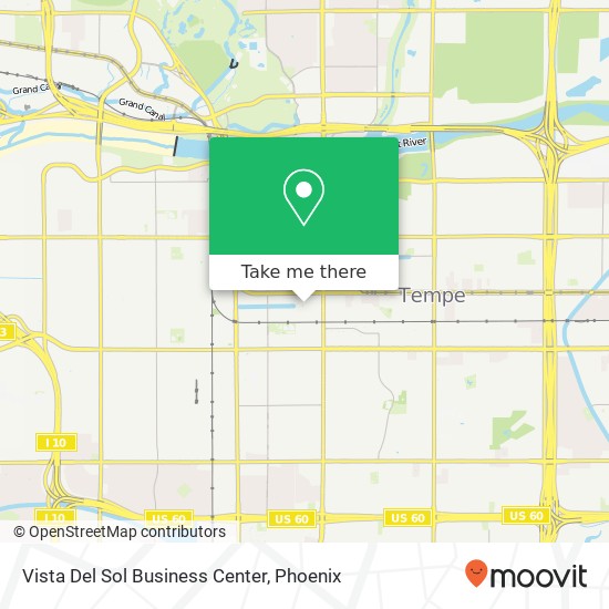 Vista Del Sol Business Center map