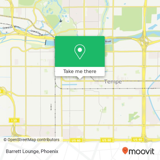 Mapa de Barrett Lounge