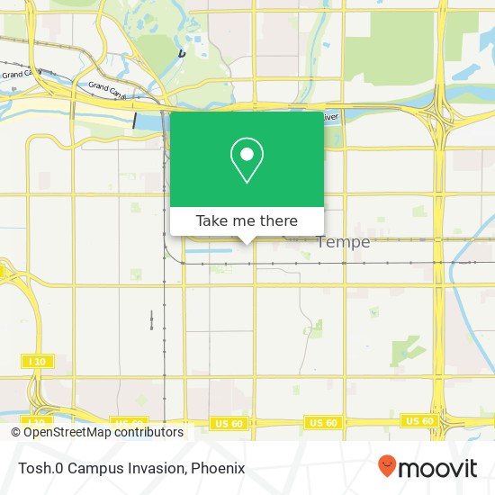 Tosh.0 Campus Invasion map