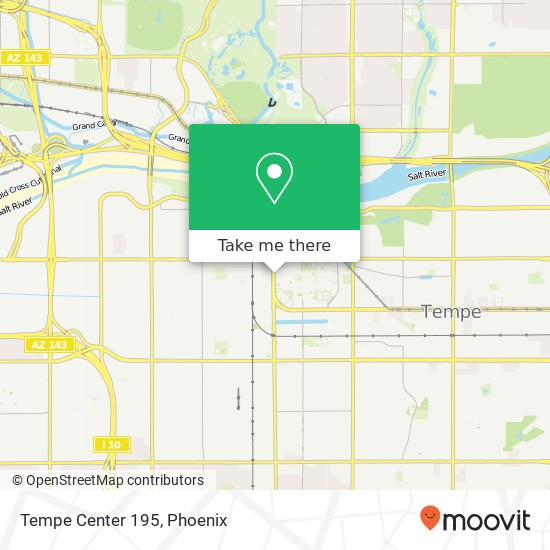 Tempe Center 195 map