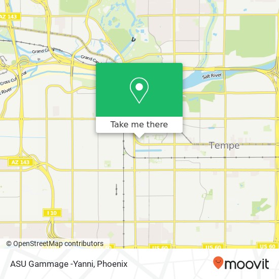 ASU Gammage -Yanni map