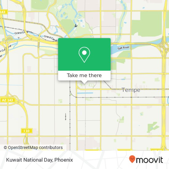 Kuwait National Day map