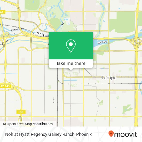 Noh at Hyatt Regency Gainey Ranch map