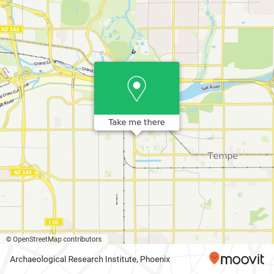 Archaeological Research Institute map
