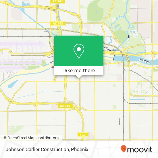 Johnson Carlier Construction map